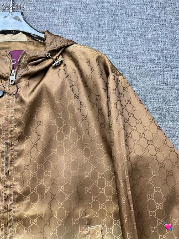 GUCCI 2026 new men's fashionable casual hooded jacket jacket | Supeerbuy Spreadsheet