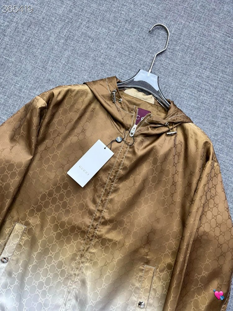 GUCCI 2026 new men's fashionable casual hooded jacket jacket | Supeerbuy Spreadsheet
