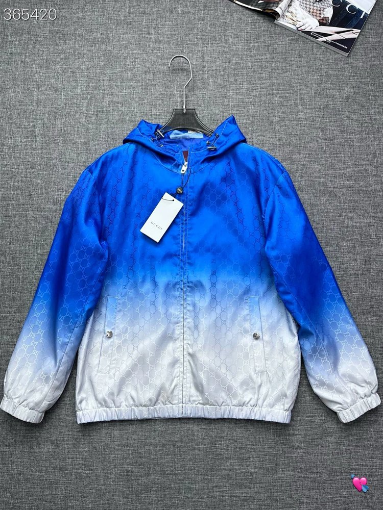 GUCCI 2026 new men's fashionable casual hooded jacket jacket | Supeerbuy Spreadsheet