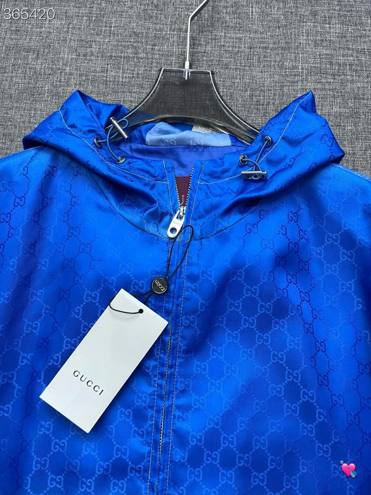 GUCCI 2026 new men's fashionable casual hooded jacket jacket | Supeerbuy Spreadsheet
