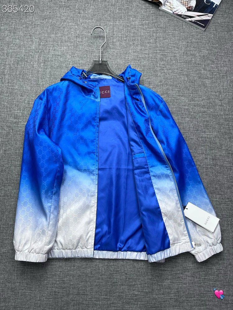 GUCCI 2026 new men's fashionable casual hooded jacket jacket | Supeerbuy Spreadsheet