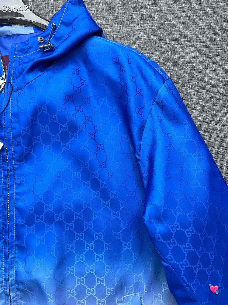 GUCCI 2026 new men's fashionable casual hooded jacket jacket | Supeerbuy Spreadsheet