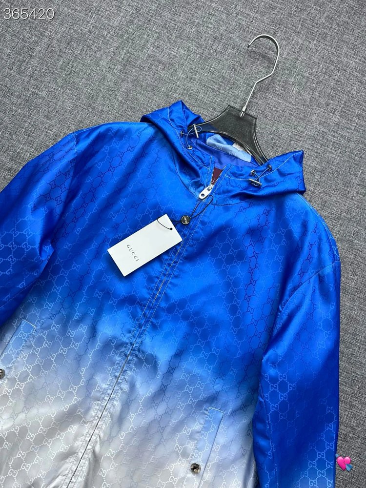GUCCI 2026 new men's fashionable casual hooded jacket jacket | Supeerbuy Spreadsheet