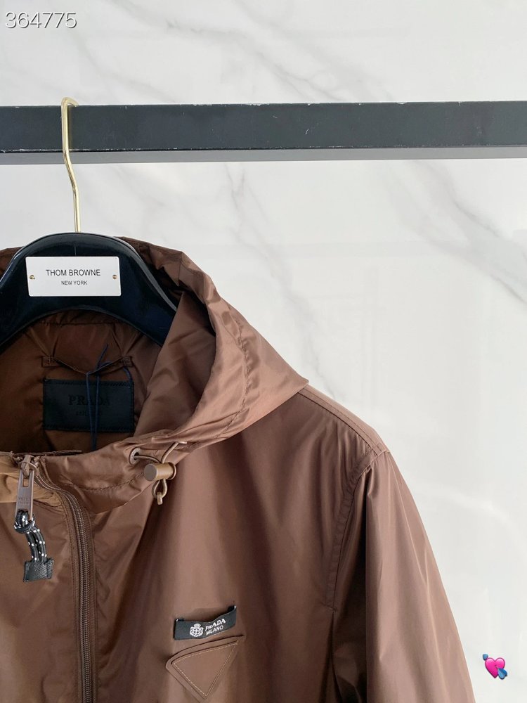 Prada 2026 Spring/Summer New Men's Fashion Hooded Casual Jacket | Supeerbuy Spreadsheet