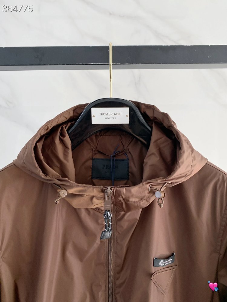 Prada 2026 Spring/Summer New Men's Fashion Hooded Casual Jacket | Supeerbuy Spreadsheet