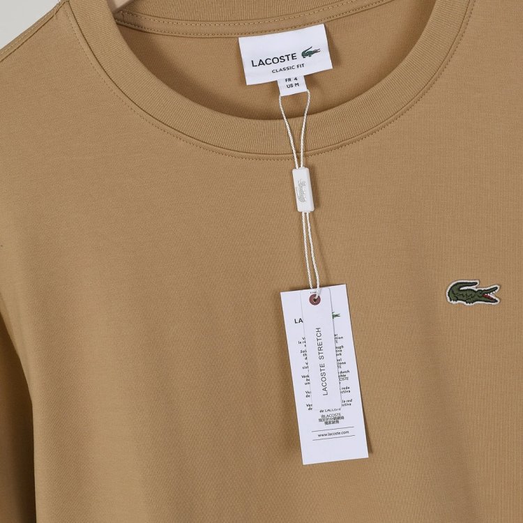 LACOSTE  French crocodile men's pure cotton round neck long sleeved T-shirt TH7307 | Supeerbuy Sprea