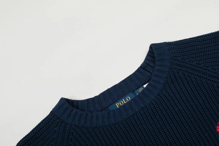 Ralph Lauren's new round neck embroidered knitted sweater | Supeerbuy Spreadsheet