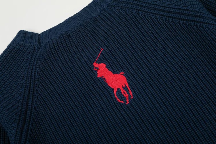 Ralph Lauren's new round neck embroidered knitted sweater | Supeerbuy Spreadsheet