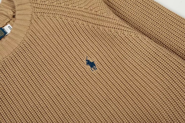 Ralph Lauren's new round neck embroidered knitted sweater | Supeerbuy Spreadsheet
