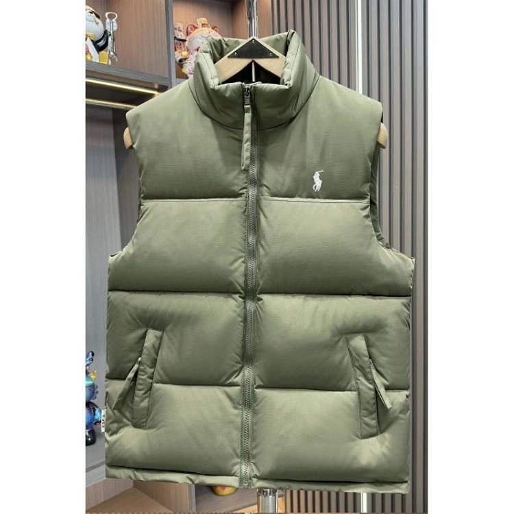 Ralph Lauren Light Luxury Down Cotton Vest Pony Tank Top Unisex Ralph Paul Polo Vest | Supeerbuy Spr