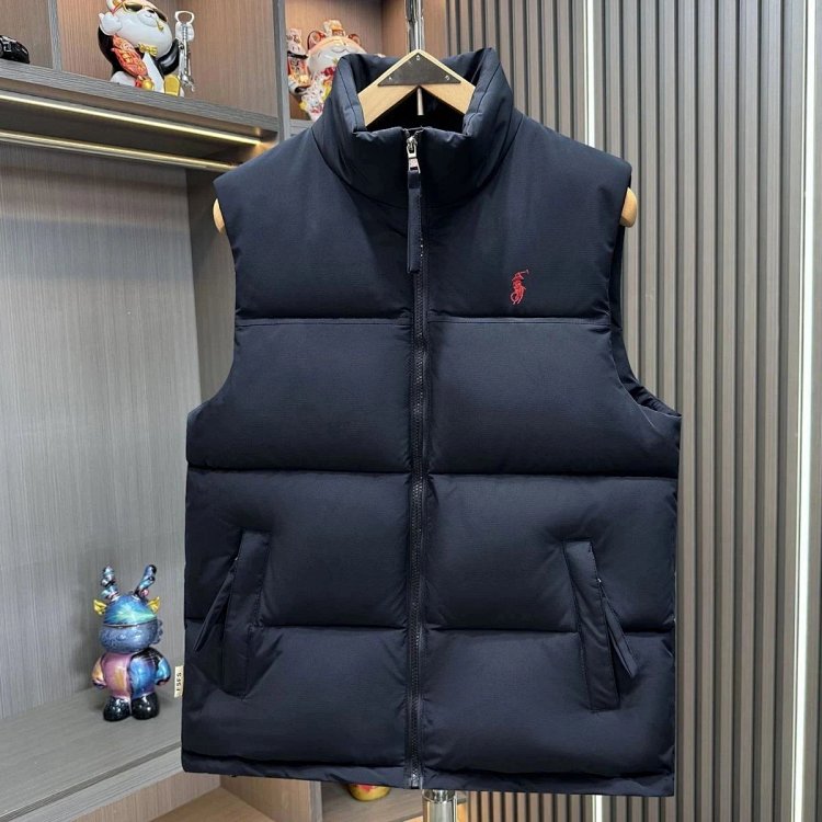 Ralph Lauren Light Luxury Down Cotton Vest Pony Tank Top Unisex Ralph Paul Polo Vest | Supeerbuy Spr