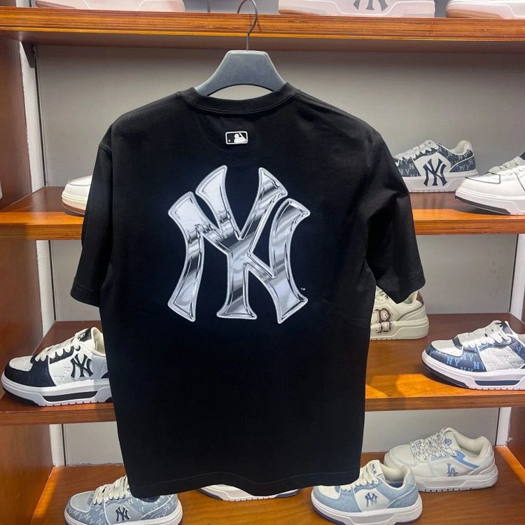 MLBLight luxury short sleeved t-shirt men's round neck half sleeved top unisex | Supeerbuy Spreadshe