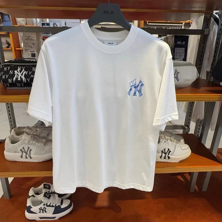 MLBLight luxury short sleeved t-shirt men's round neck half sleeved top unisex | Supeerbuy Spreadshe