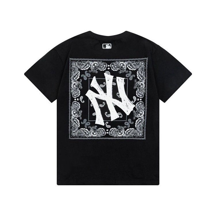 MLBLight luxury short sleeved t-shirt men's round neck half sleeved top unisex | Supeerbuy Spreadshe