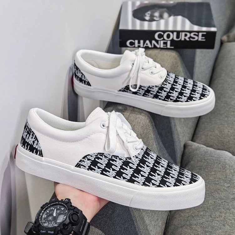 Vans board shoes, one foot low cut shoesFear of God x Vans Era 95 dx white black fog  | Supeerbuy Sp