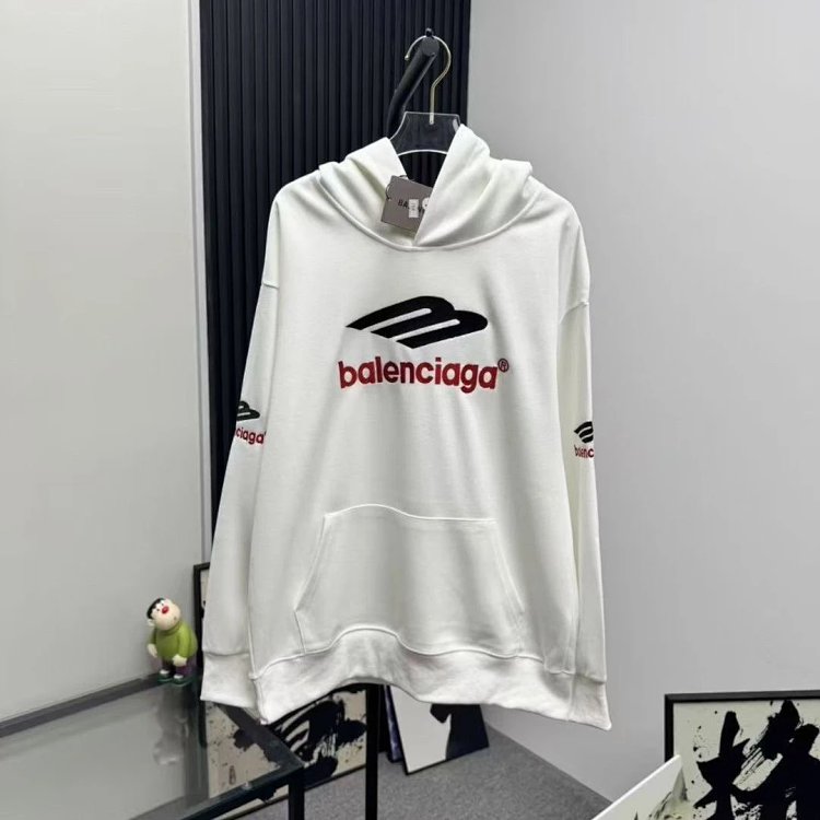 Balenciaga hooded sweatshirt, light luxury jacket, unisex top, long sleeved | Supeerbuy Spreadsheet