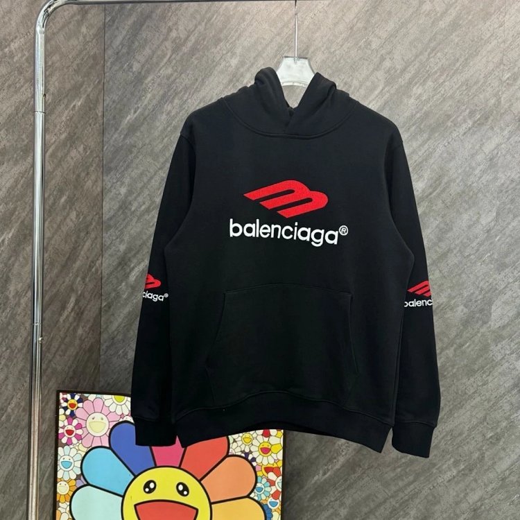 Balenciaga hooded sweatshirt, light luxury jacket, unisex top, long sleeved | Supeerbuy Spreadsheet