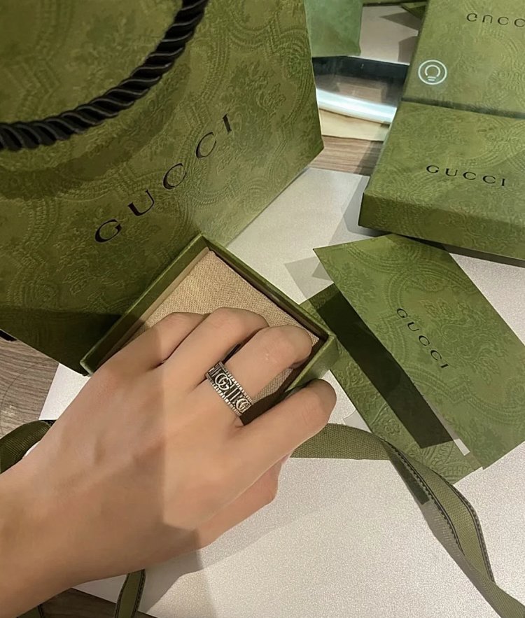 Couple Pair Ring 925 Silver Gucci GUUCI Vintage Double G Ring Vintage Vintage Vintage | Supeerbuy Sp