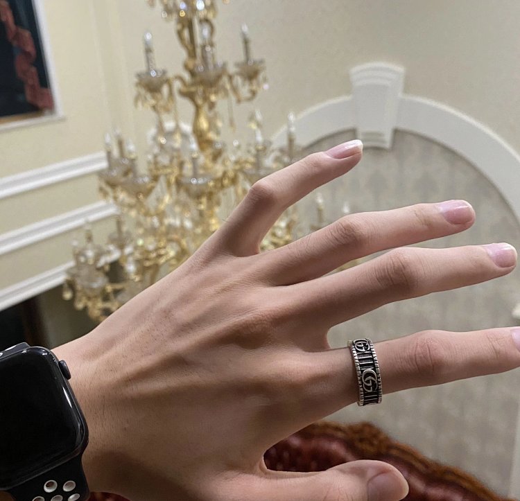 Couple Pair Ring 925 Silver Gucci GUUCI Vintage Double G Ring Vintage Vintage Vintage | Supeerbuy Sp