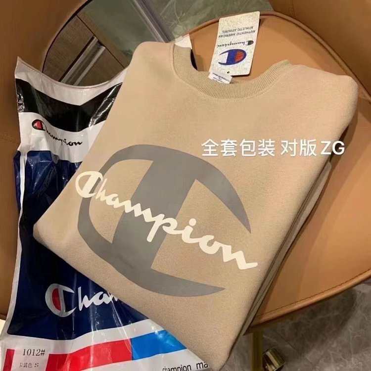 Champion plus velvet sweatshirt long sleeved unisex couple casual pullover sports top trendy | Supee