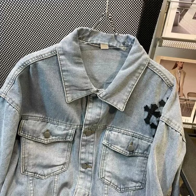 Chrome Hearts Light Luxury Cowboy Printed Coat Spring and Autumn Unisex Trendy Brand Men | Supeerbuy
