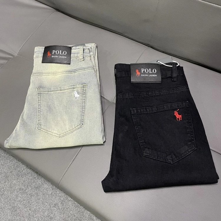 Ralph Lauren jeans embroidered casual pants straight leg slim fit pants | Supeerbuy Spreadsheet