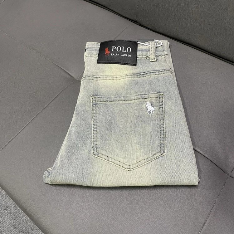 Ralph Lauren jeans embroidered casual pants straight leg slim fit pants | Supeerbuy Spreadsheet