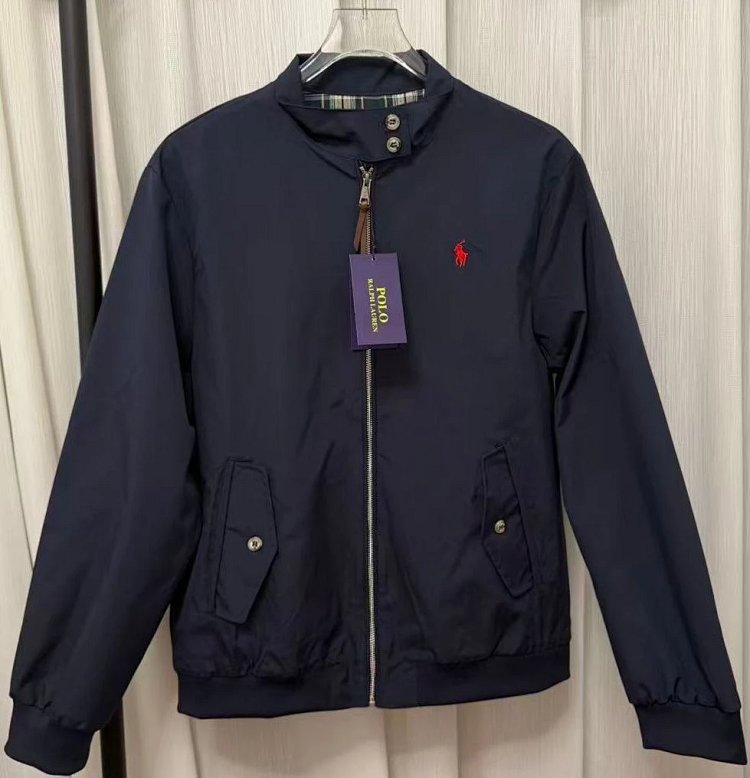 Ralph Lauren jacket Ralph Classic Pony RL embroidered stand up collar American men's jacket quality 