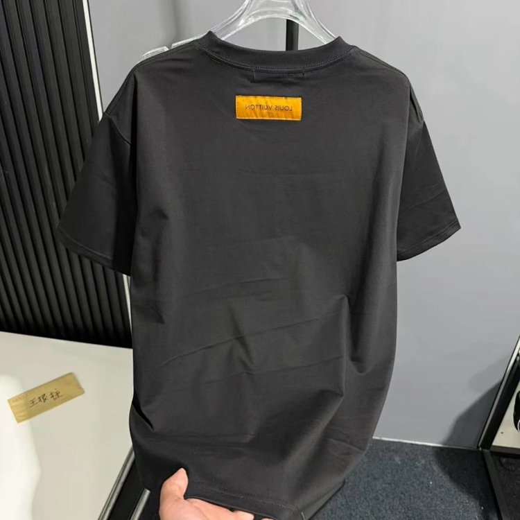 Louis Vuitton short sleeved T-shirt unisex knit top with half sleeves | Supeerbuy Spreadsheet