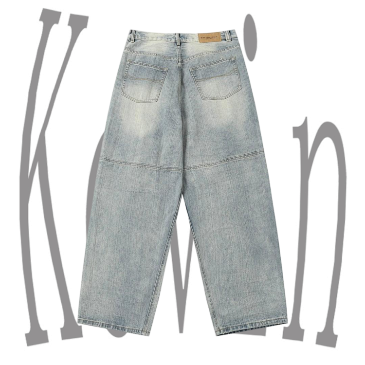 Balenciaga 25ss new Balenciaga silhouette denim pants from Balenciaga | Supeerbuy Spreadsheet