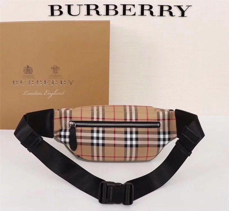 Burberry contrasting waist bag crossbody bag chest bag unisex | Supeerbuy Spreadsheet