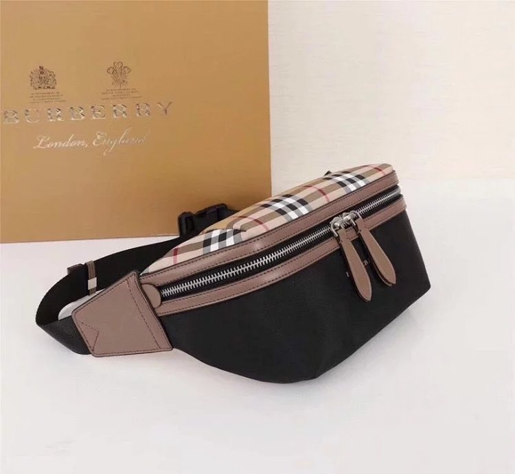 Burberry contrasting waist bag crossbody bag chest bag unisex | Supeerbuy Spreadsheet