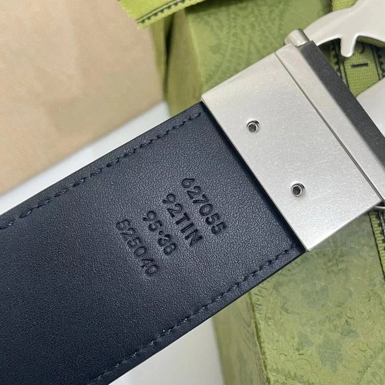Gucci men's and women's belt PVC distressed calf leather vintage | Supeerbuy Spreadsheet
