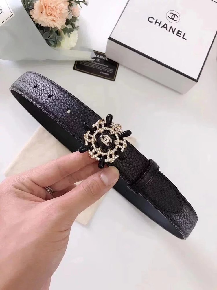 Chanel casual versatile full leather belt | Supeerbuy Spreadsheet