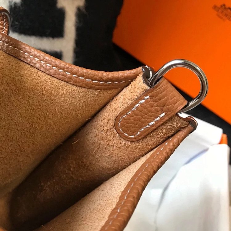 Hermes mini calf leather hollow shoulder crossbody buckle women's bag | Supeerbuy Spreadsheet