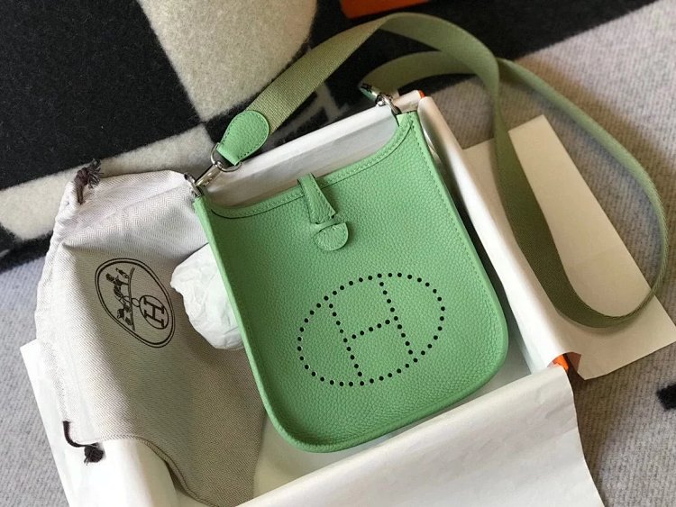 Hermes mini calf leather hollow shoulder crossbody buckle women's bag | Supeerbuy Spreadsheet