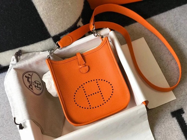 Hermes mini calf leather hollow shoulder crossbody buckle women's bag | Supeerbuy Spreadsheet