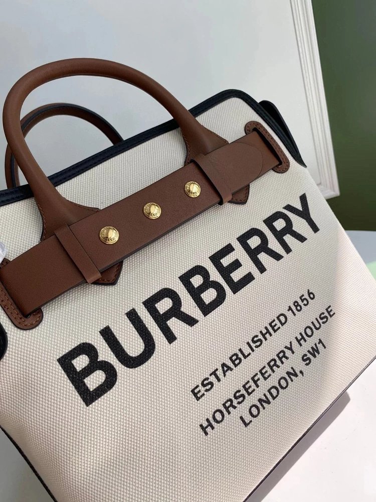 Burberry Belt ladies' large capacity tote bag shoulder bag | Supeerbuy Spreadsheet