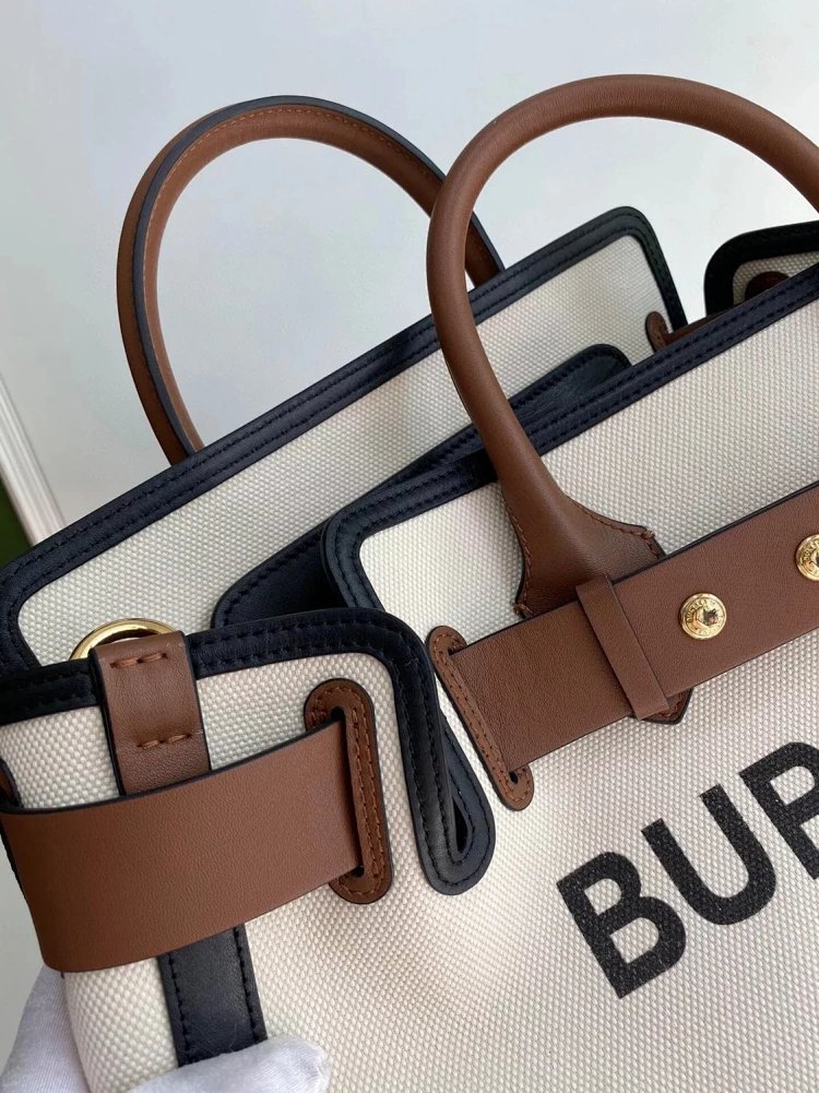 Burberry Belt ladies' large capacity tote bag shoulder bag | Supeerbuy Spreadsheet