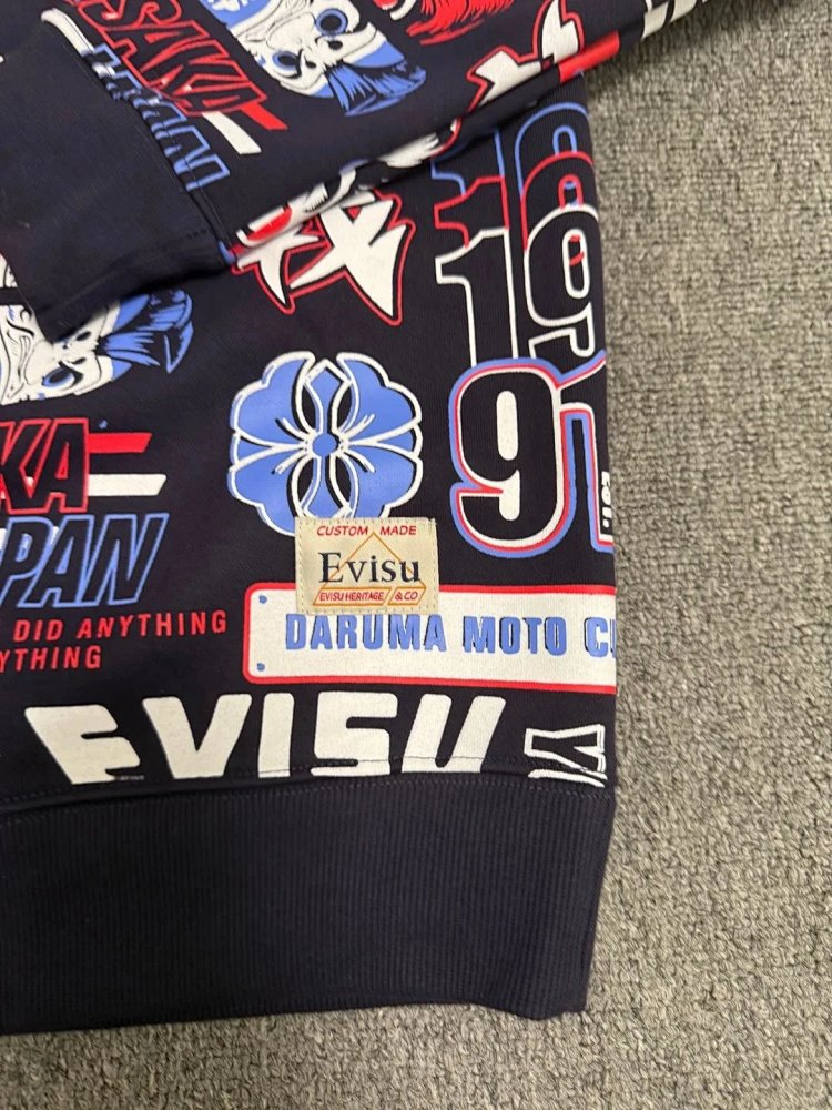 EVISU full print hoodie | Supeerbuy Spreadsheet