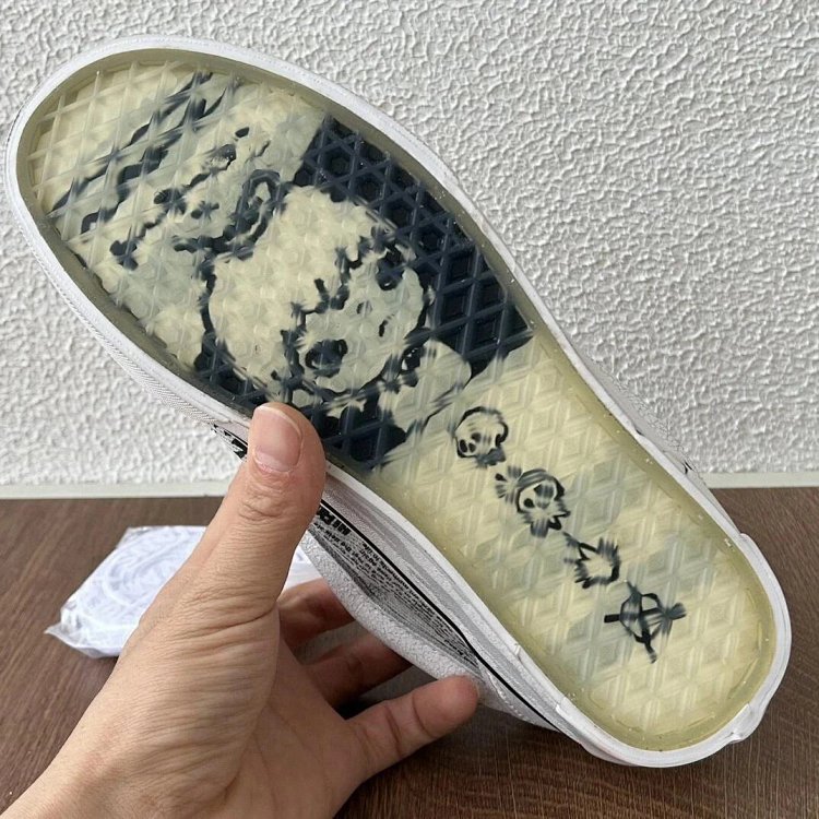 VANS Bubble Matt Ono Co branded Grey White Graffiti Casual Canvas Shoes | Supeerbuy Spreadsheet