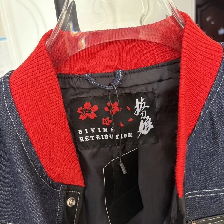 EVISU Heavy Industry Embroidered Cowboy Coat | Supeerbuy Spreadsheet