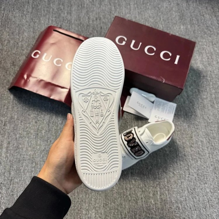 Gucci Bright Diamond Love Patch Casual Shoes Board Shoes | Supeerbuy Spreadsheet