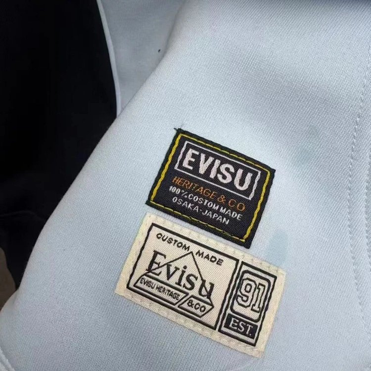 EVISU black and blue dual tone hoodie | Supeerbuy Spreadsheet