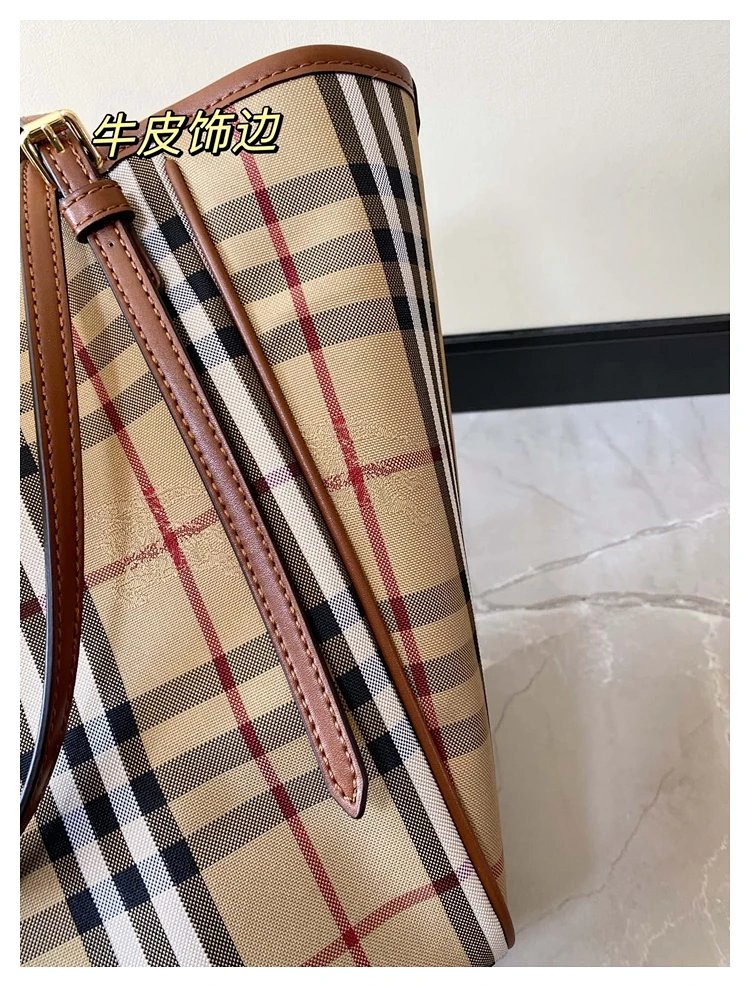 Burberry plaid pattern tote bag | Supeerbuy Spreadsheet
