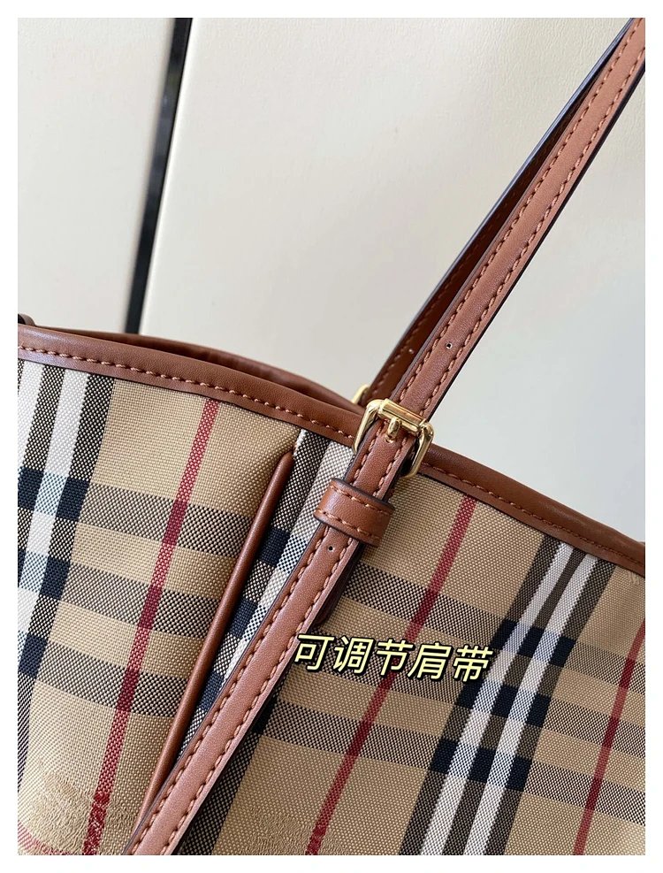 Burberry plaid pattern tote bag | Supeerbuy Spreadsheet
