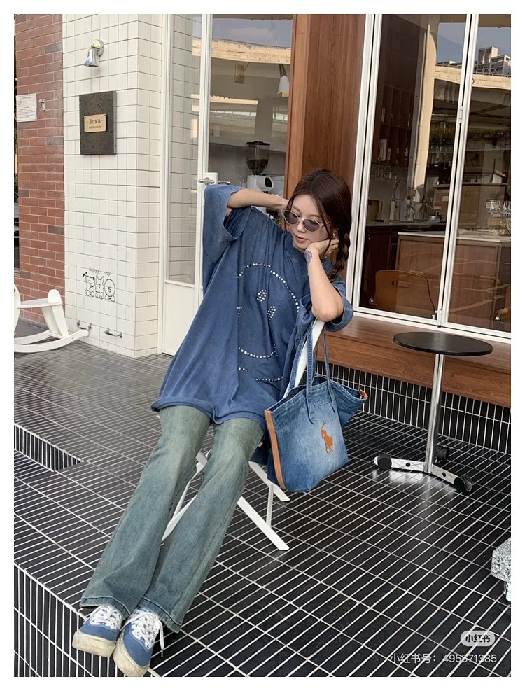 Ralph Lauren  Washed denim blue tote bag | Supeerbuy Spreadsheet