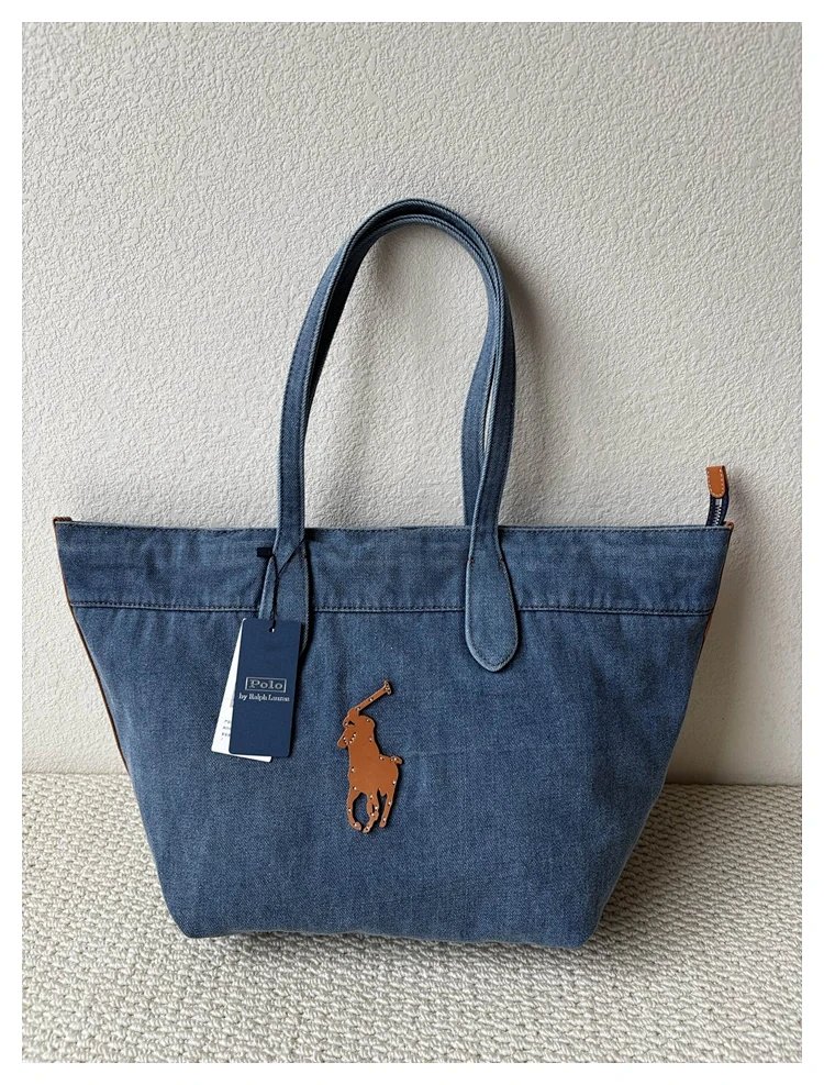 Ralph Lauren  Washed denim blue tote bag | Supeerbuy Spreadsheet